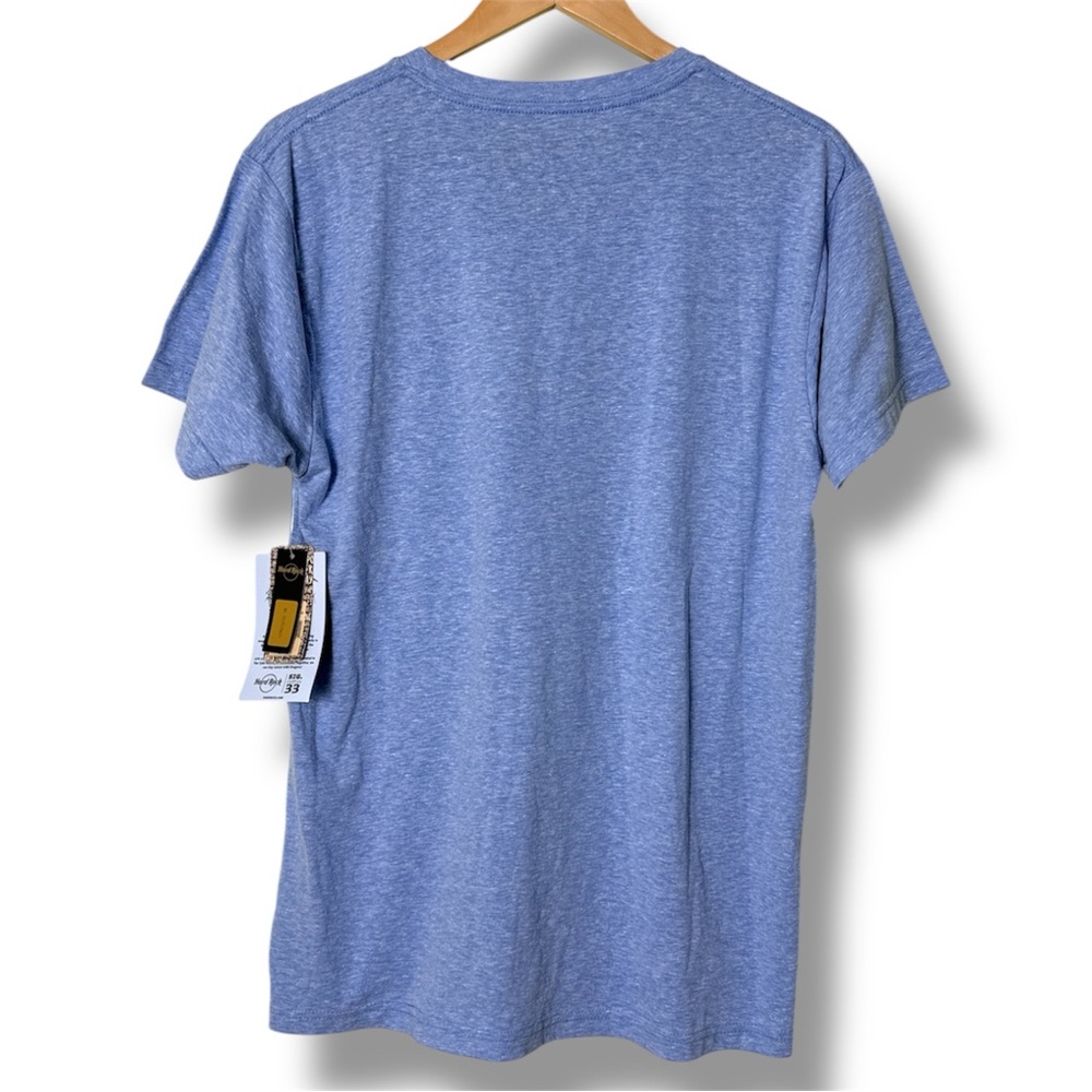 Imagine Dragons Hard Rock Cafe Lisbon Graphic Tee, Heather Blue, Size M (NWT) - Picture 2 of 9